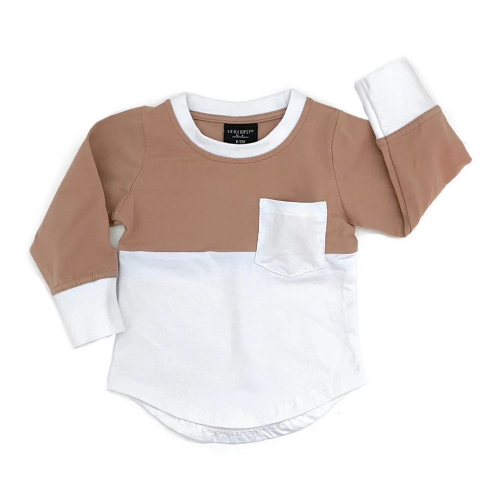 Kids Two-Tone Long Sleeve Shirt